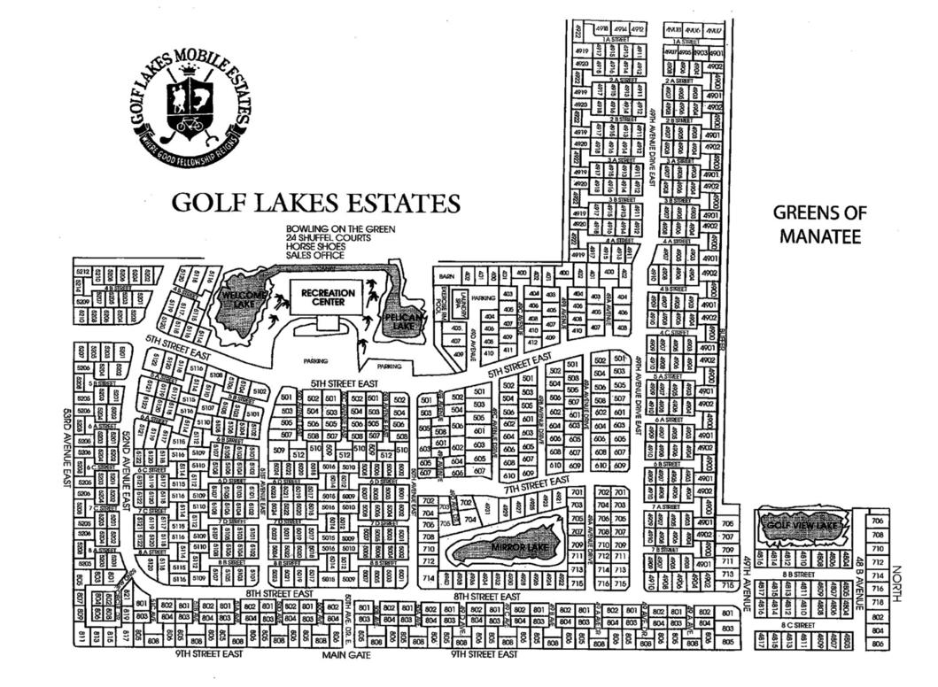 Golf Lakes Park Map